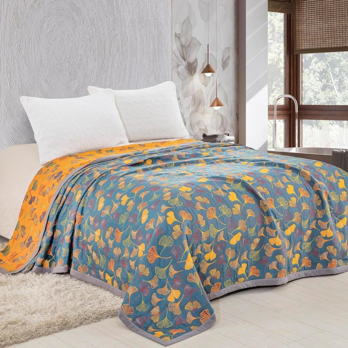 Ginkgo Dream Ginkgo Quilt Bedding Set